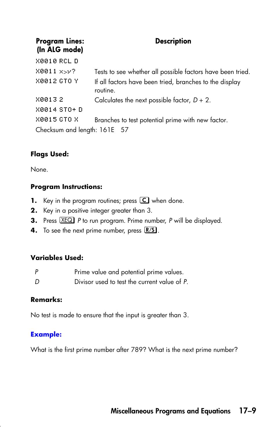 HP 33s User Manual | Page 291 / 387