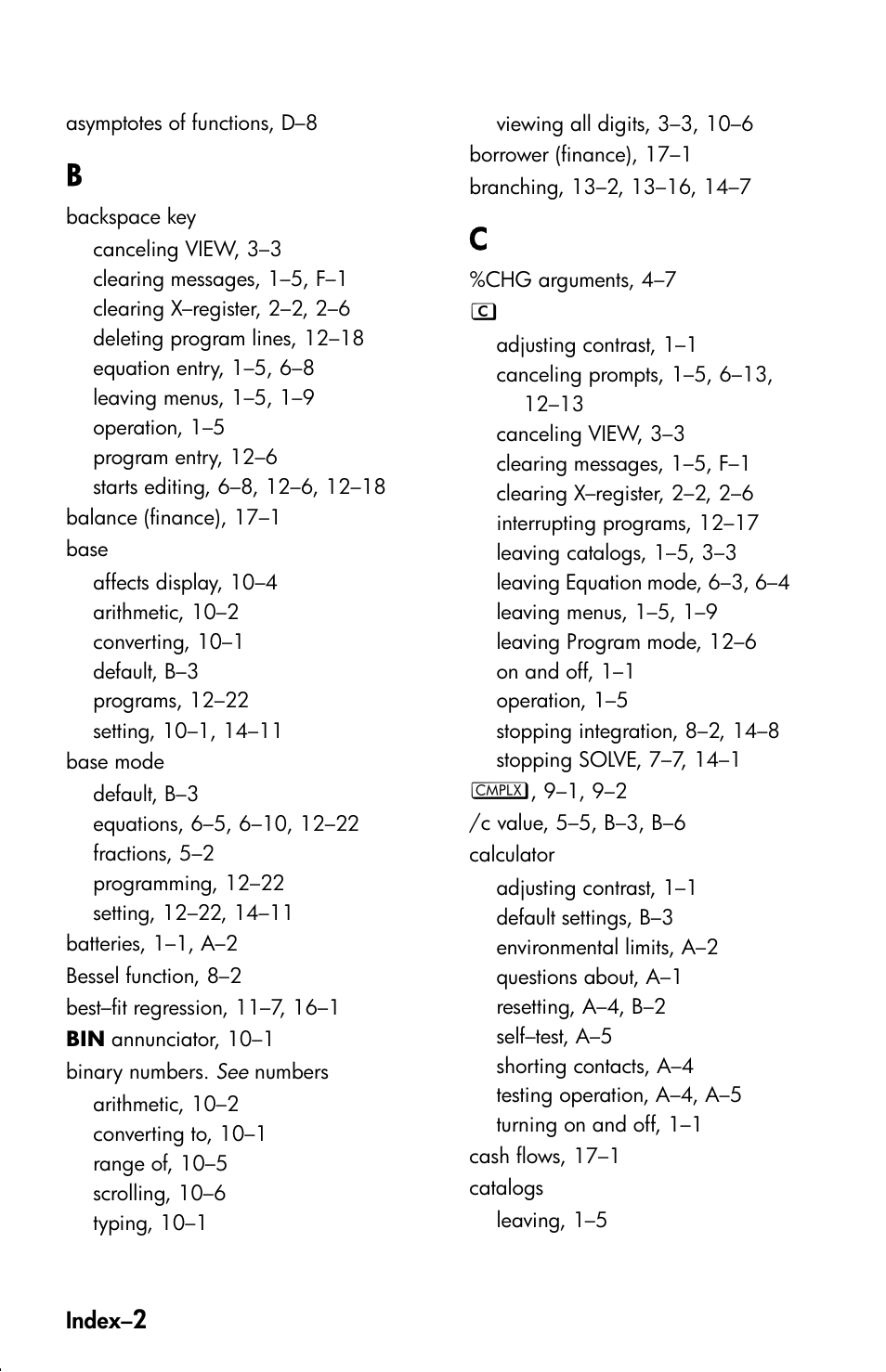 HP 33s User Manual | Page 374 / 387
