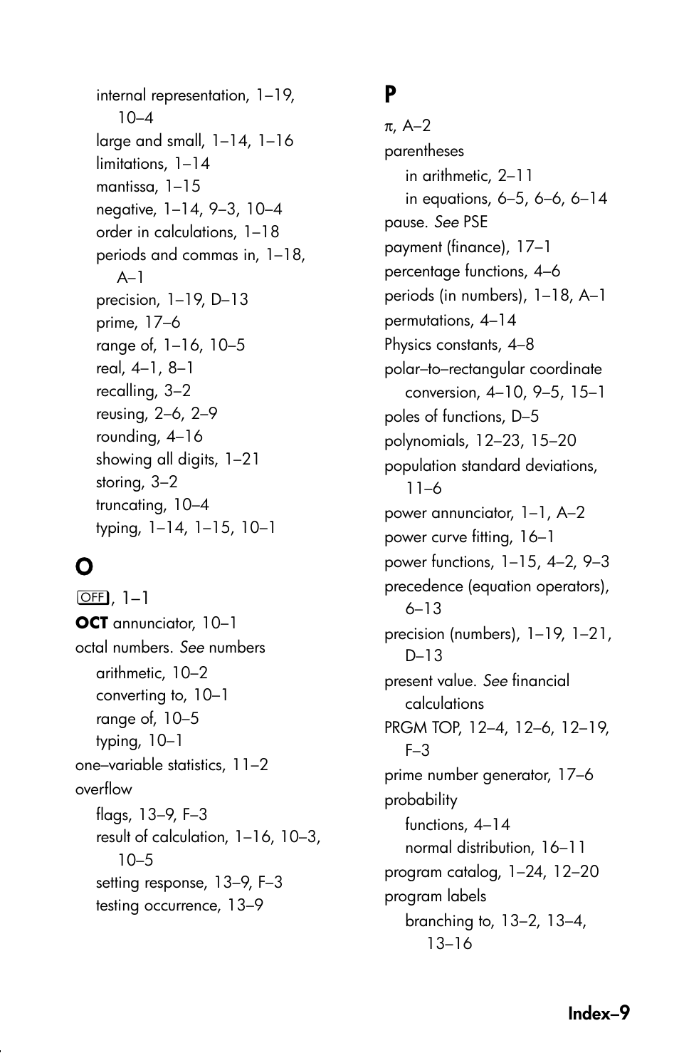HP 33s User Manual | Page 381 / 387