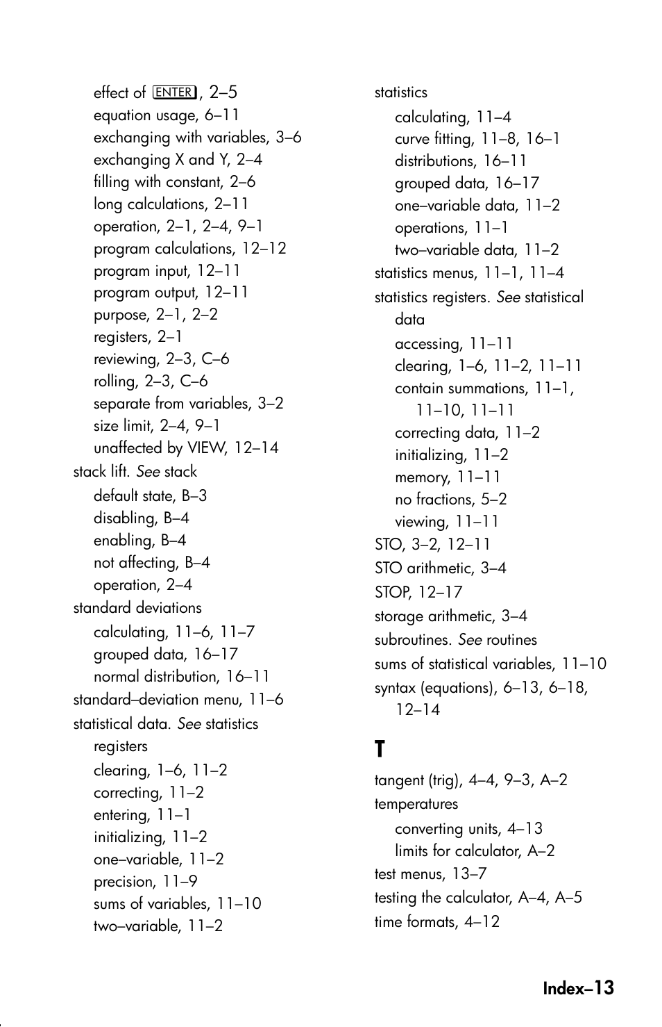 HP 33s User Manual | Page 385 / 387