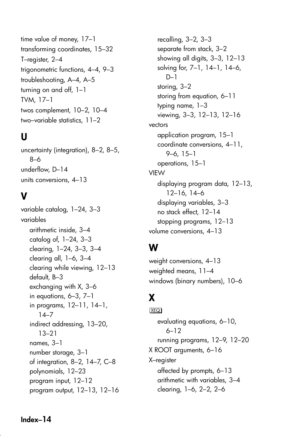 HP 33s User Manual | Page 386 / 387