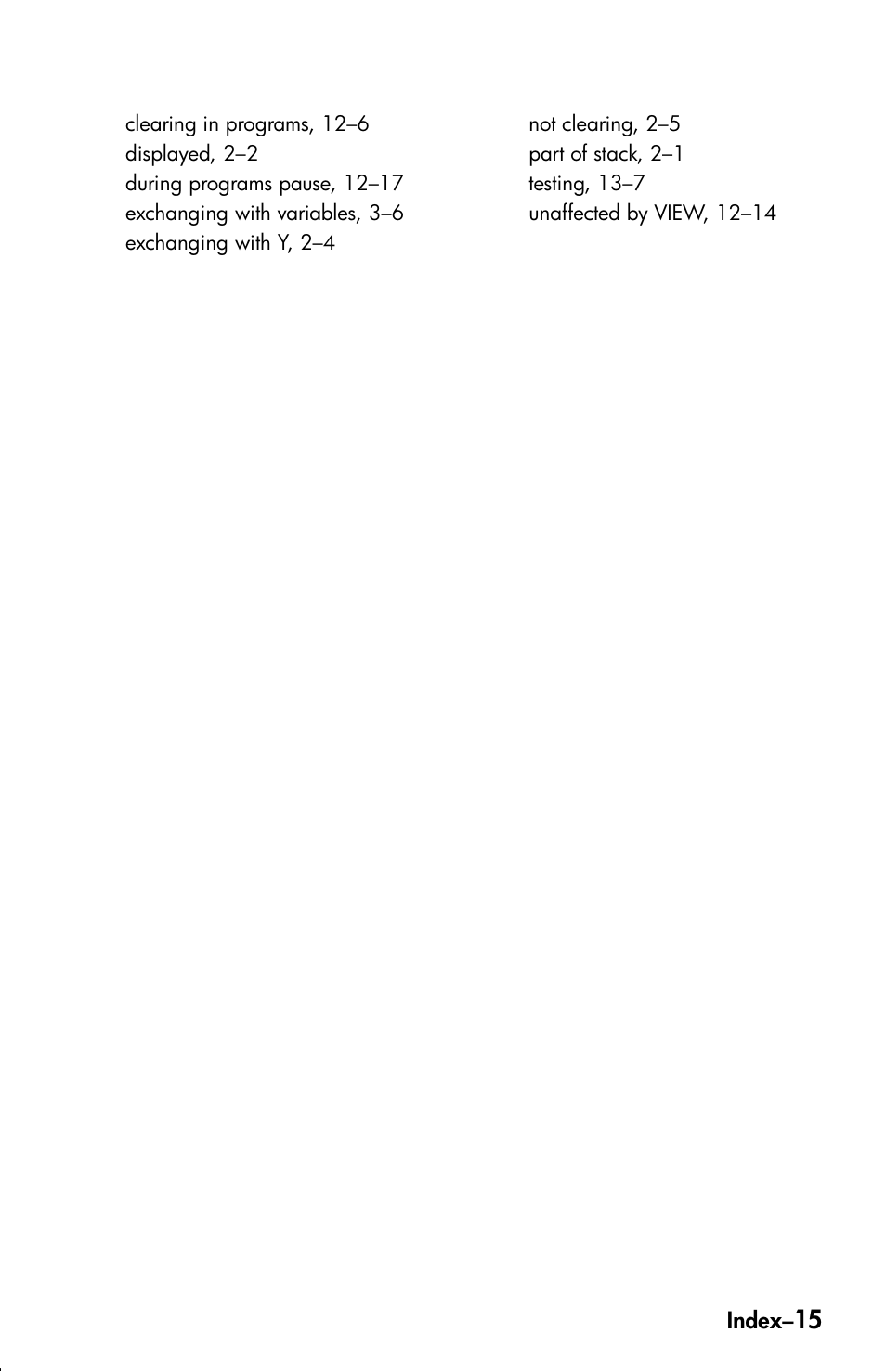 HP 33s User Manual | Page 387 / 387