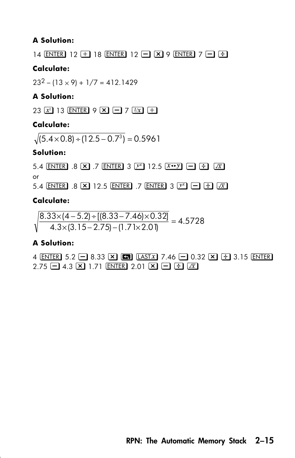 HP 33s User Manual | Page 55 / 387