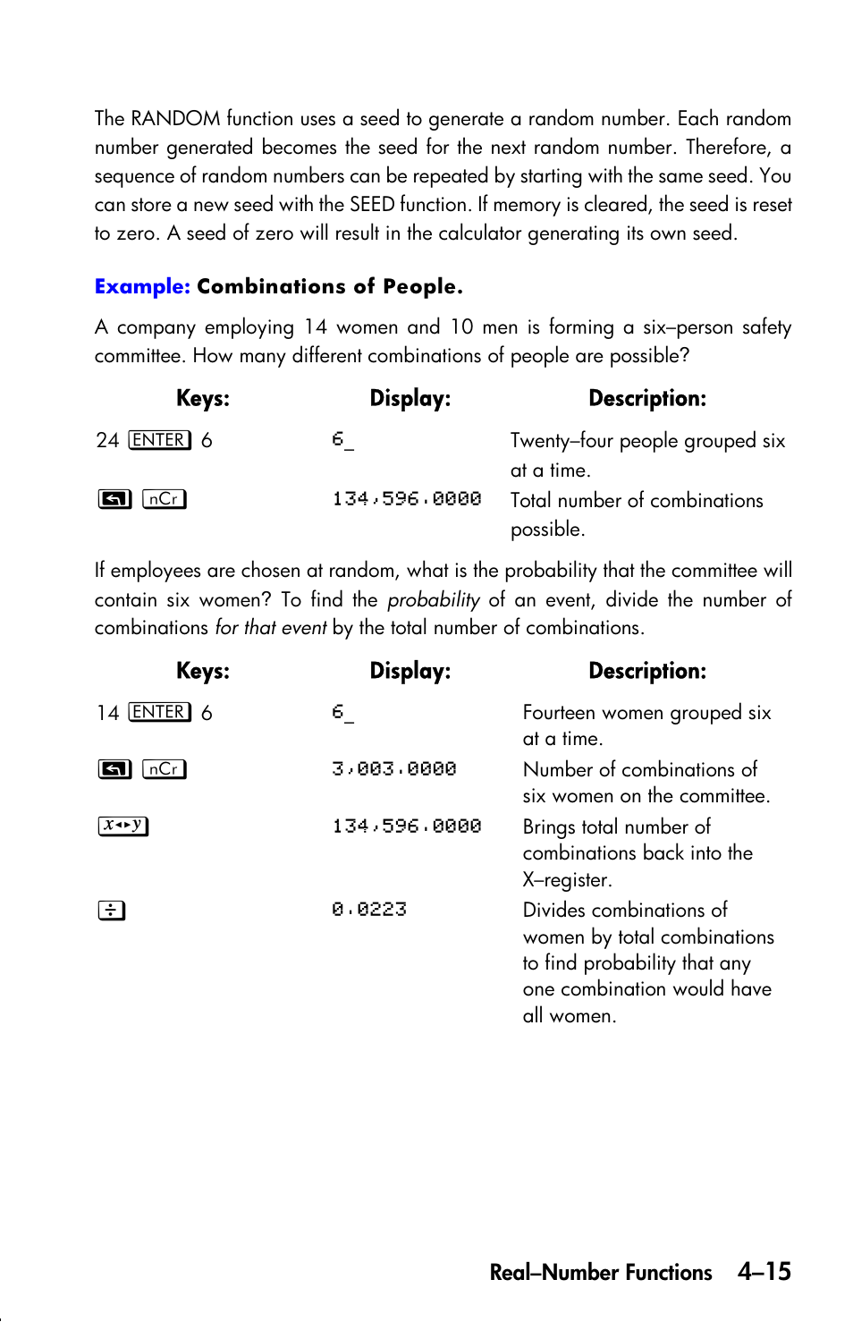 HP 33s User Manual | Page 79 / 387