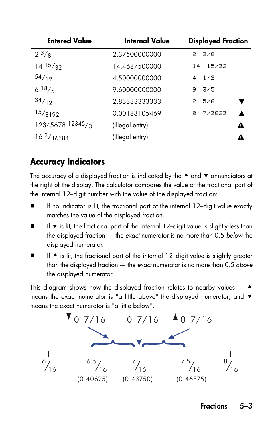 Accuracy indicators | HP 33s User Manual | Page 85 / 387
