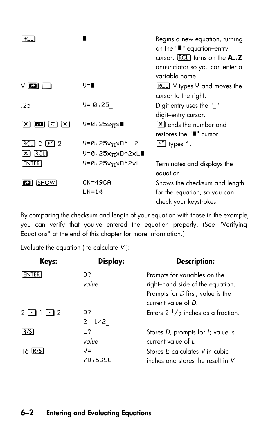 HP 33s User Manual | Page 94 / 387