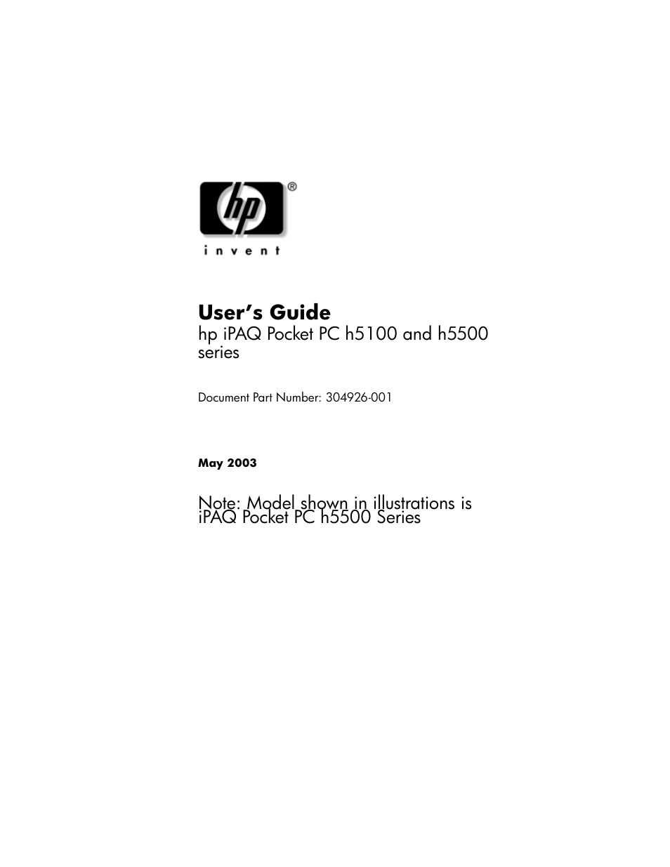 HP IPAQ H5500 User Manual | 169 pages