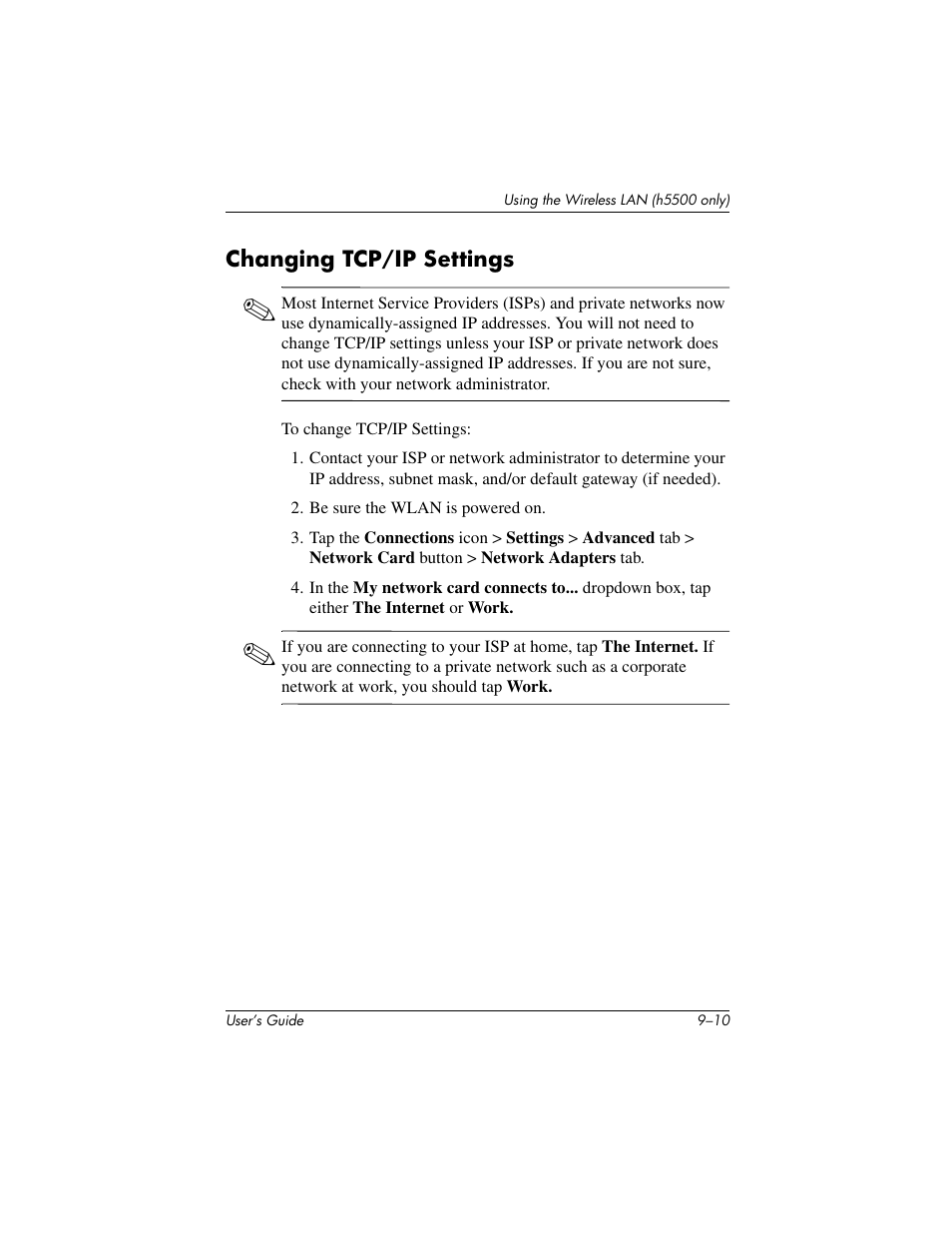 HP IPAQ H5500 User Manual | Page 120 / 169