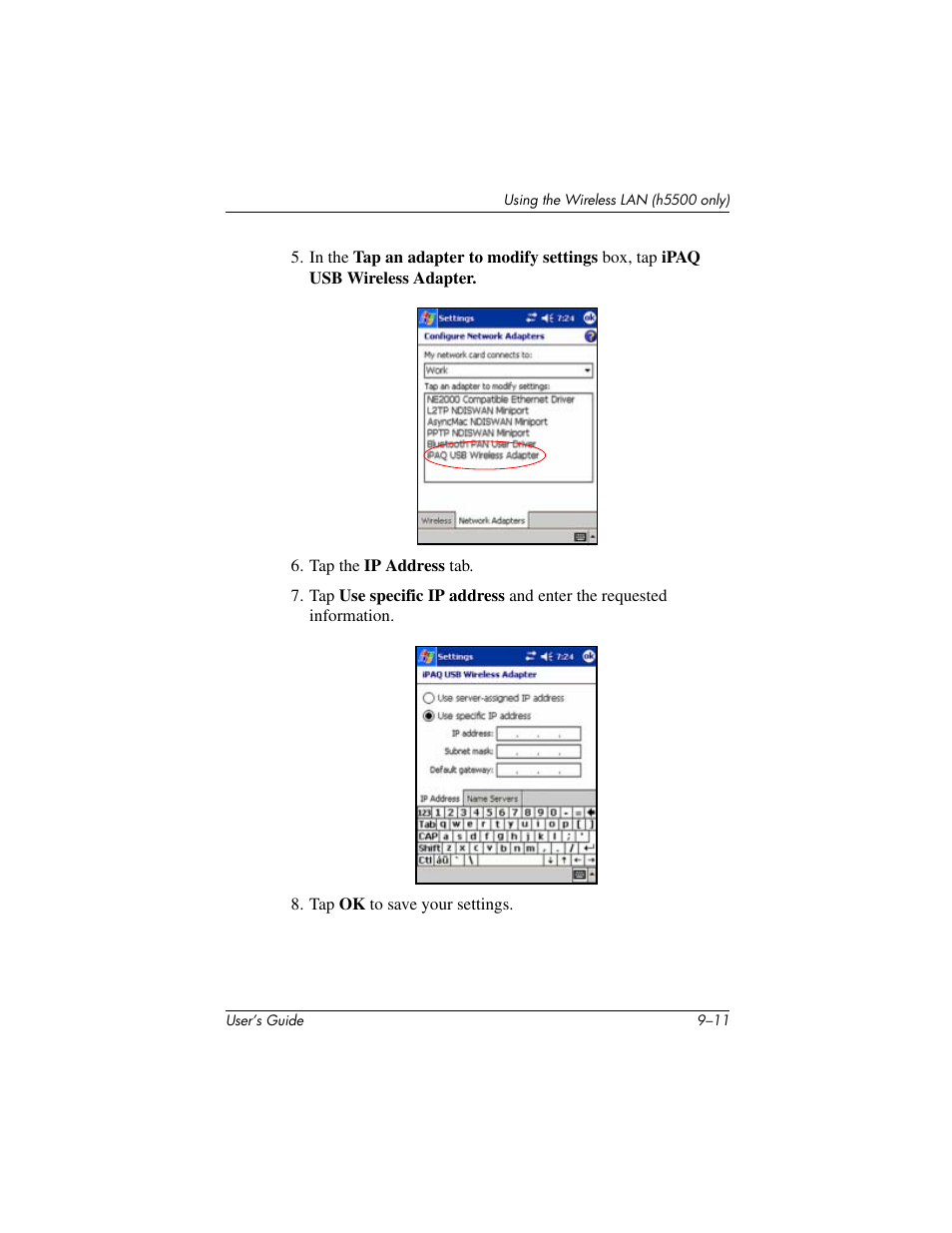 HP IPAQ H5500 User Manual | Page 121 / 169