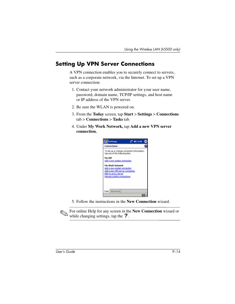 HP IPAQ H5500 User Manual | Page 124 / 169