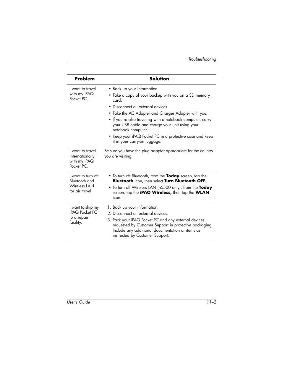 HP IPAQ H5500 User Manual | Page 152 / 169