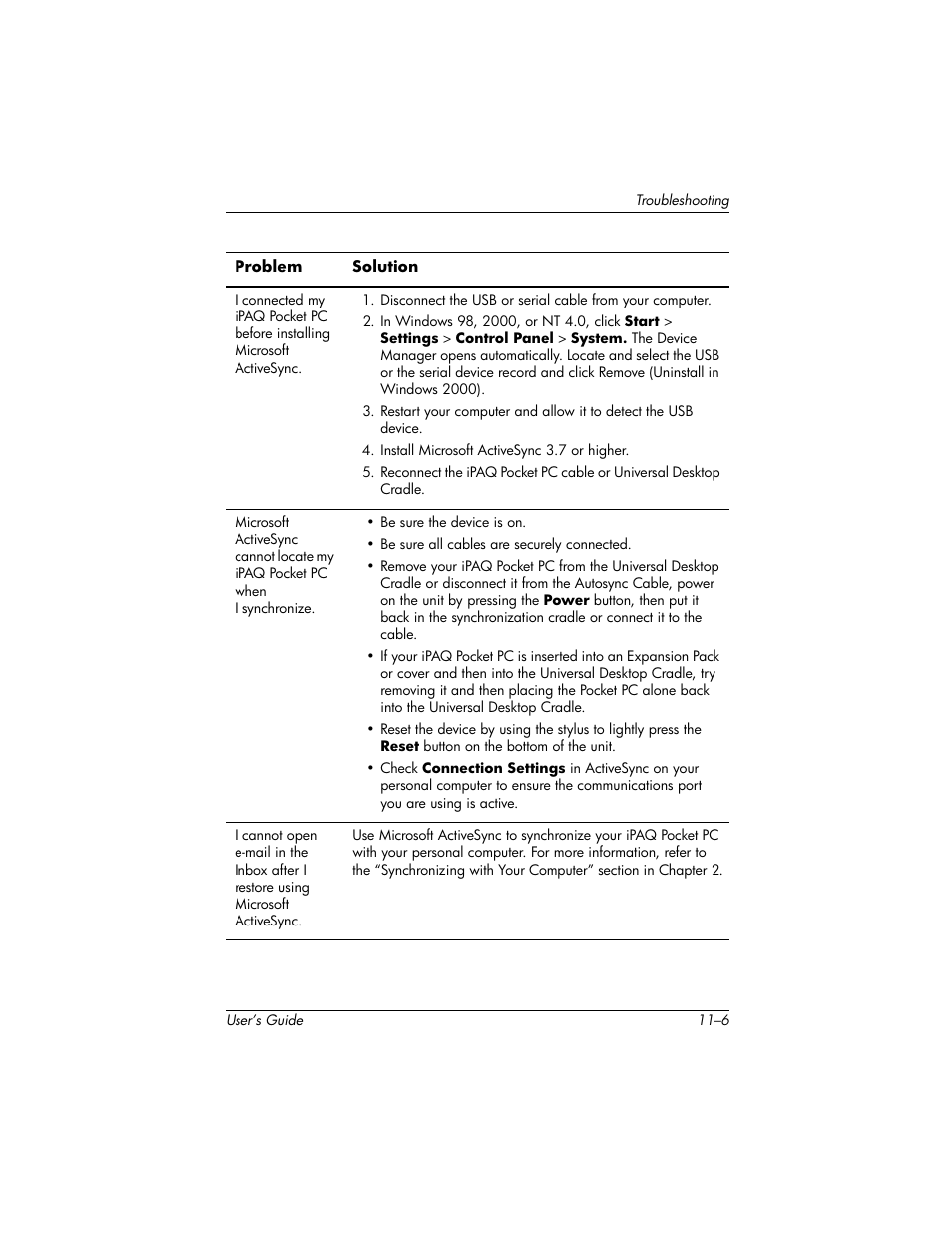 HP IPAQ H5500 User Manual | Page 156 / 169