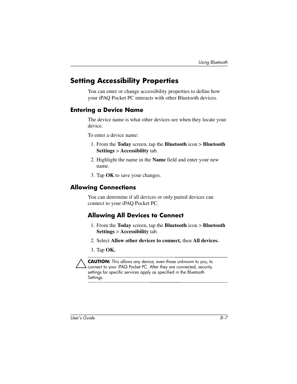 HP IPAQ H5500 User Manual | Page 87 / 169