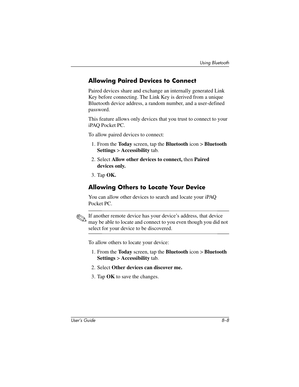 HP IPAQ H5500 User Manual | Page 88 / 169