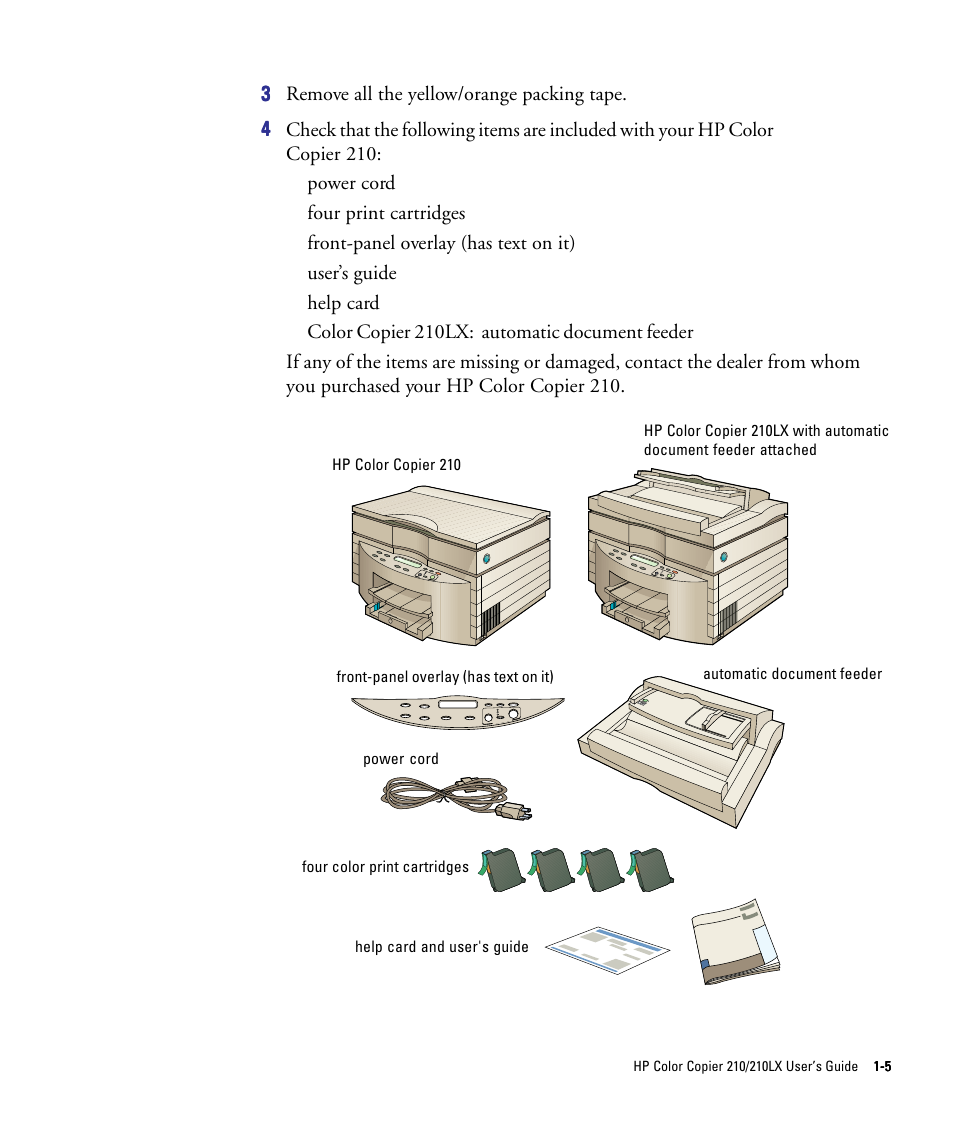 HP 210/210LX User Manual | Page 12 / 96