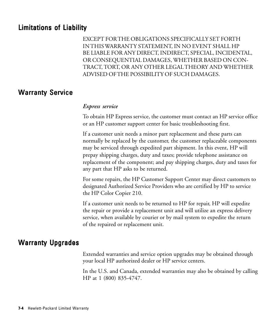 HP 210/210LX User Manual | Page 86 / 96