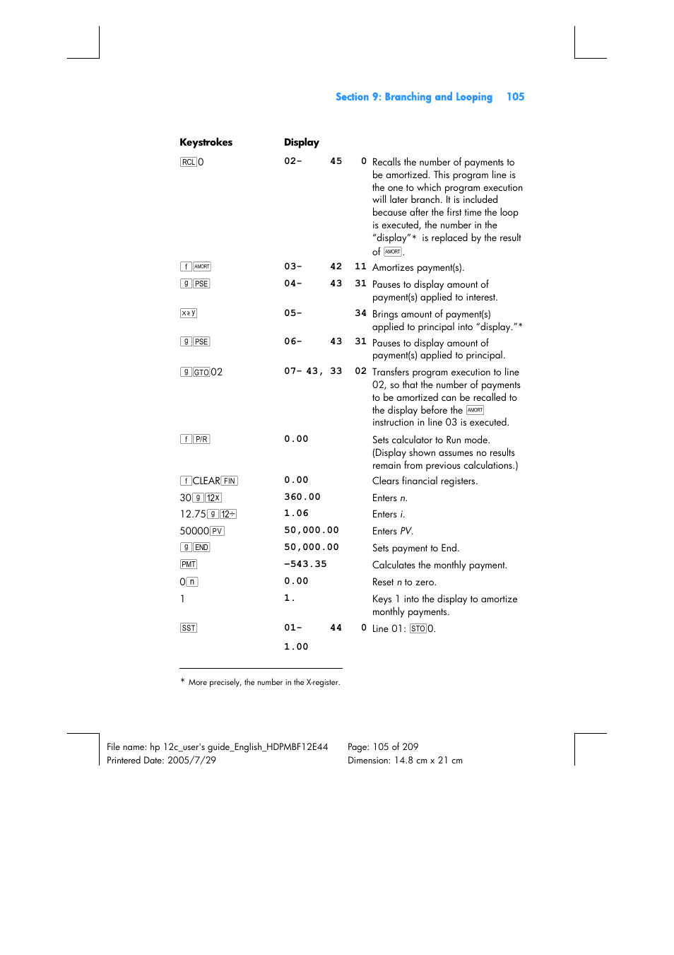 HP 12C Financial calculator User Manual | Page 105 / 211
