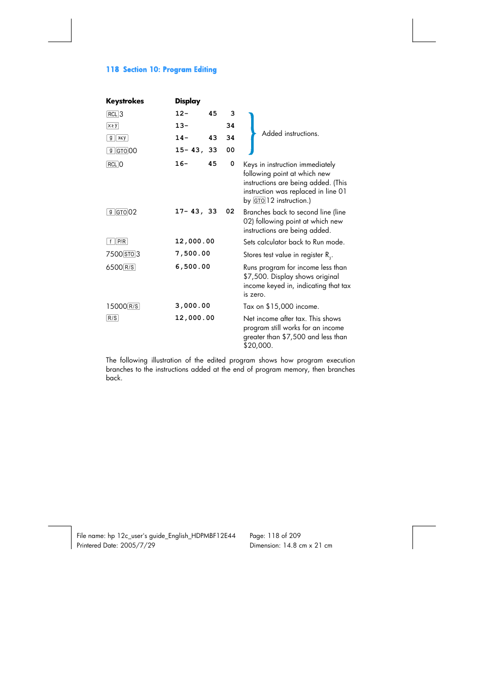 HP 12C Financial calculator User Manual | Page 118 / 211