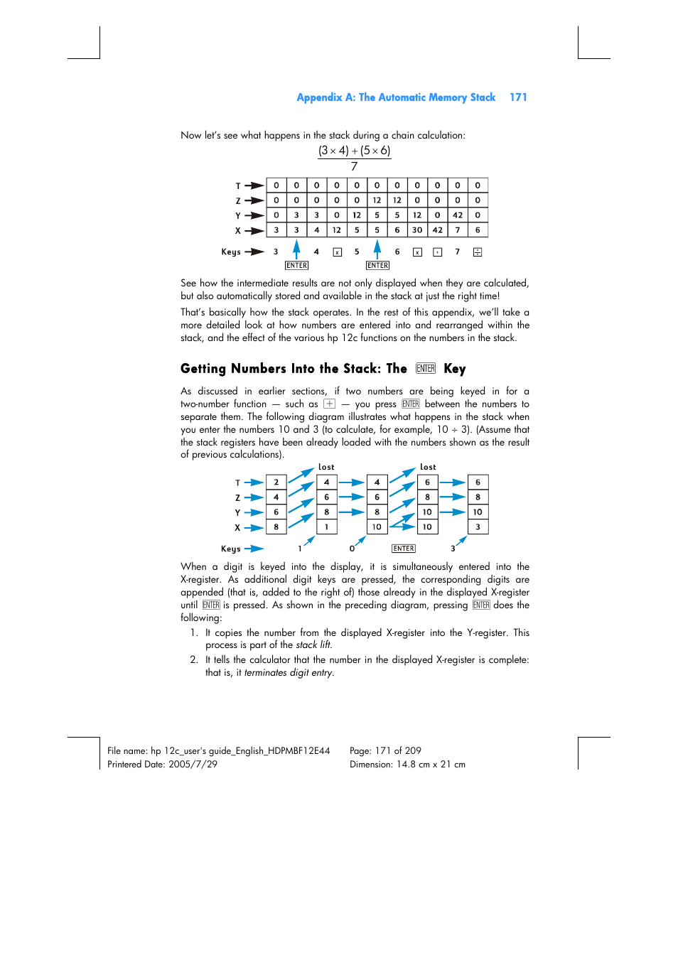 HP 12C Financial calculator User Manual | Page 171 / 211