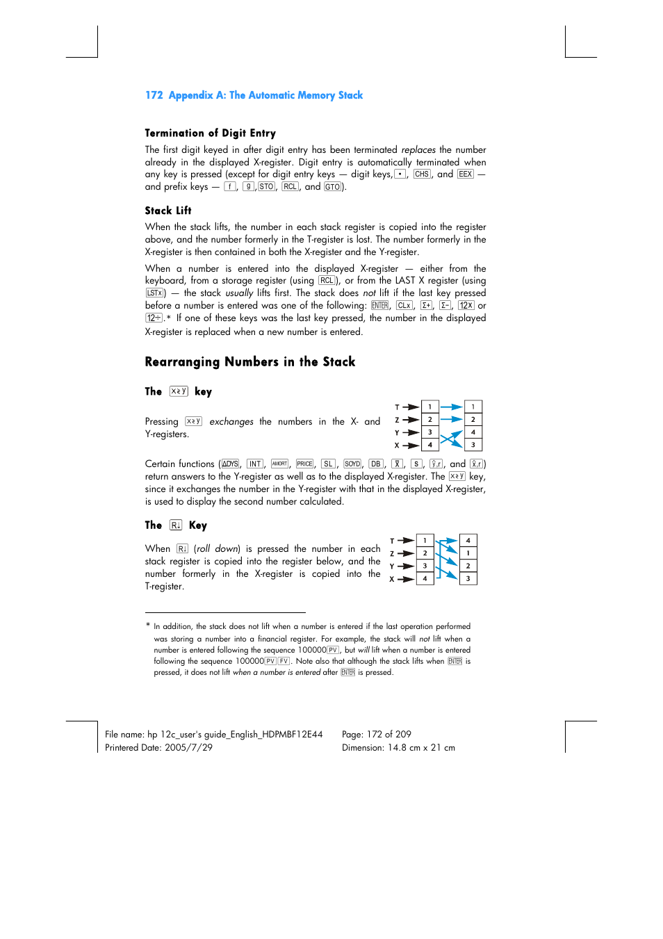 HP 12C Financial calculator User Manual | Page 172 / 211