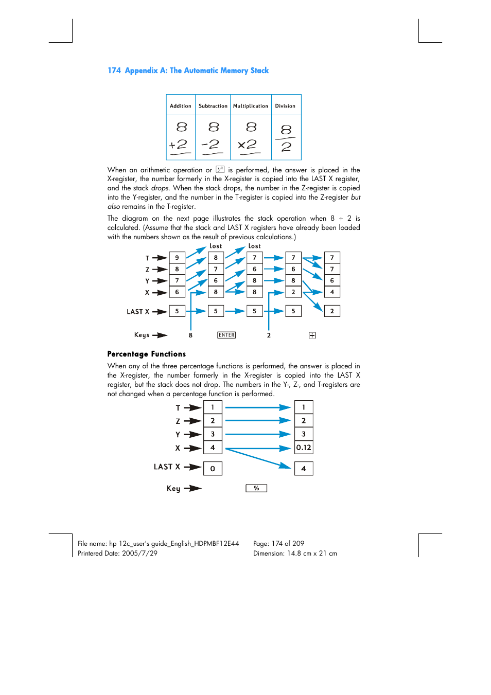 HP 12C Financial calculator User Manual | Page 174 / 211