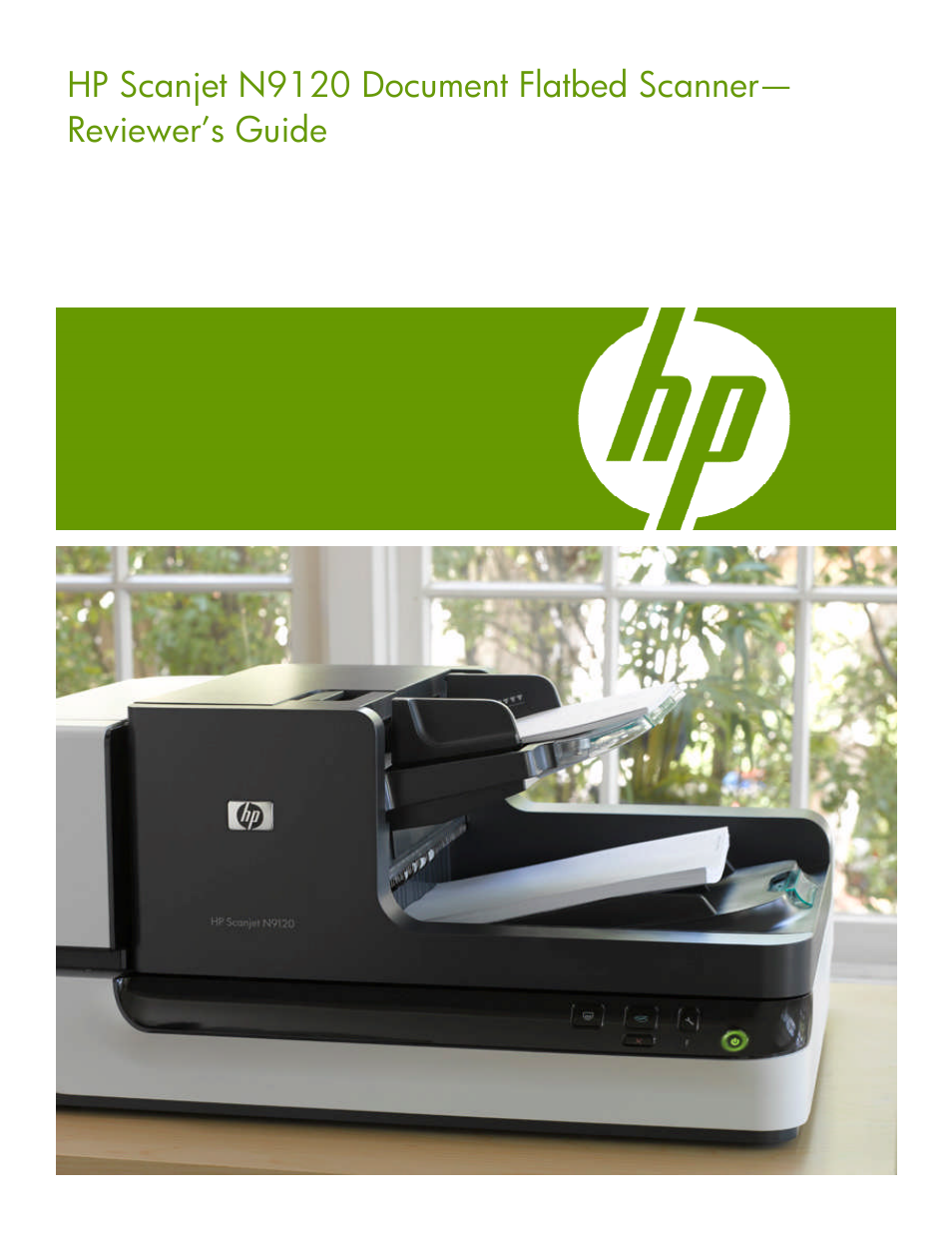 HP SCANJET N9120 User Manual | 16 pages