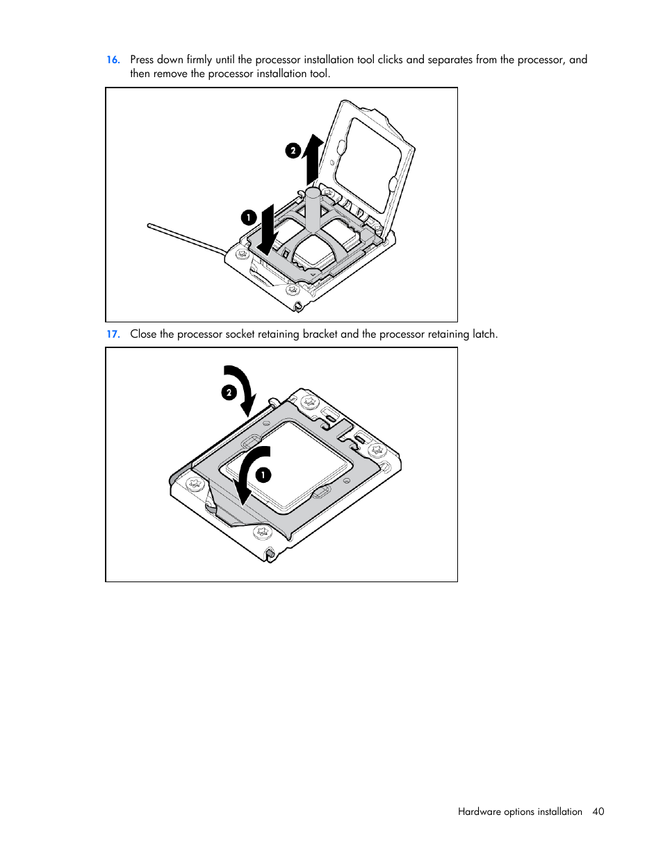 HP PROLIANT ML330 G6 User Manual | Page 40 / 129