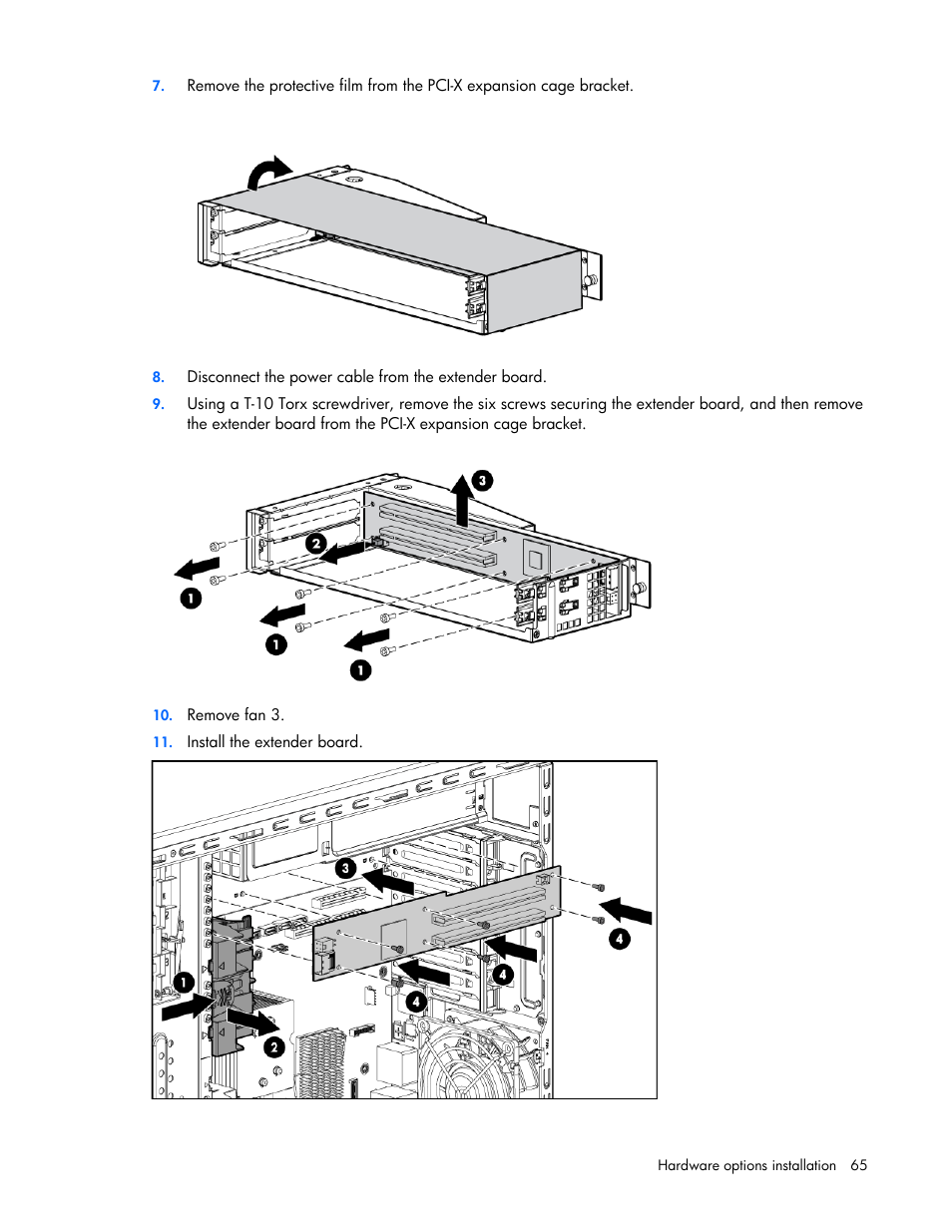 HP PROLIANT ML330 G6 User Manual | Page 65 / 129