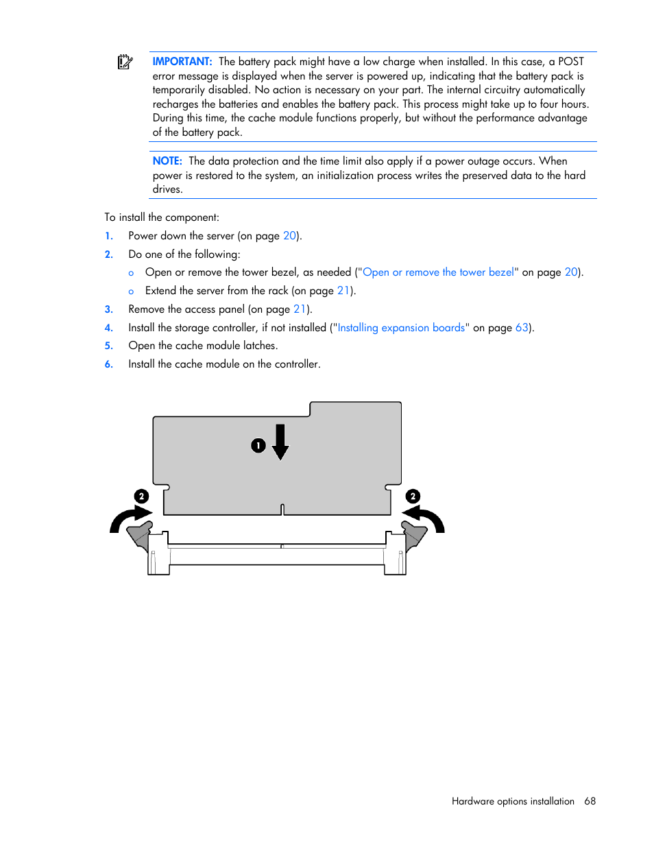 HP PROLIANT ML330 G6 User Manual | Page 68 / 129