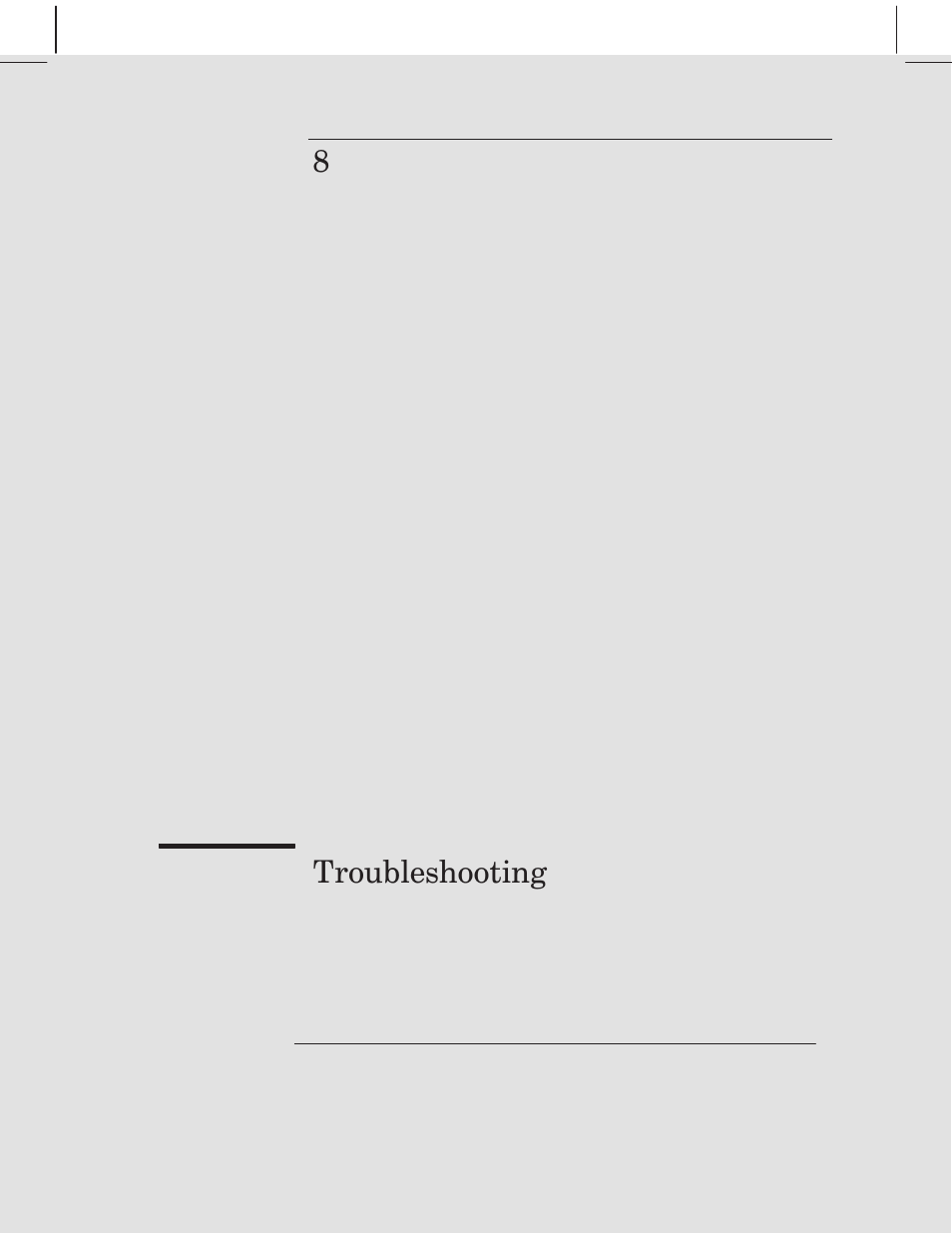 Chpater 8 troubleshooting, 8troubleshooting | HP 750 User Manual | Page 119 / 288