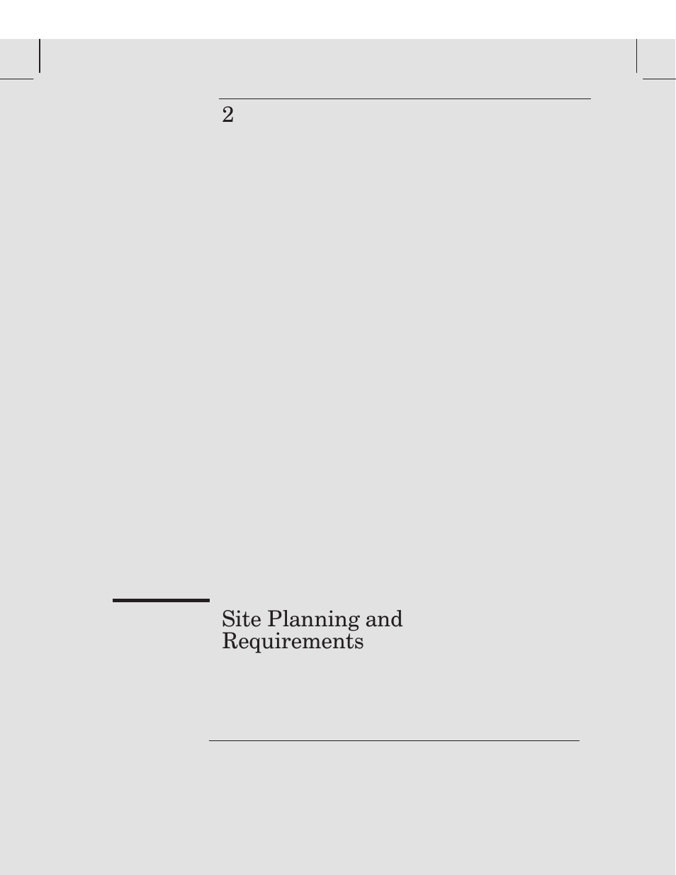 Chapter 2 site planning and requirements, 2site planning and requirements | HP 750 User Manual | Page 19 / 288