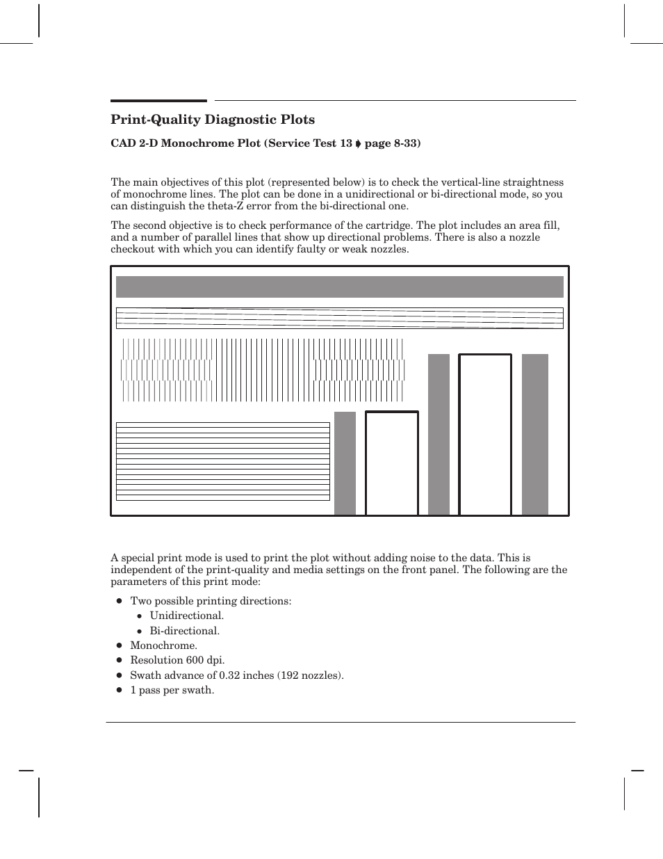 Printćqualitydiagnostic plots | HP 750 User Manual | Page 191 / 288