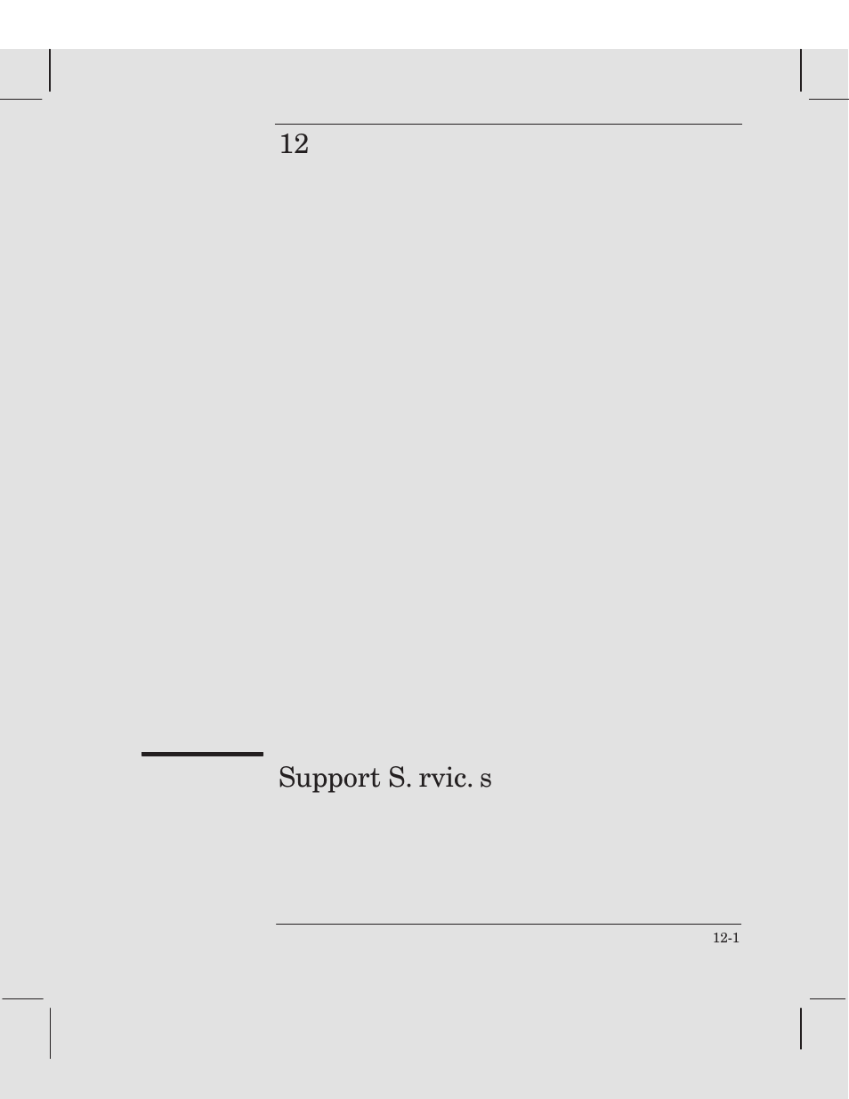 Chapter 12 support services, 12 support s.rvic.s | HP 750 User Manual | Page 261 / 288