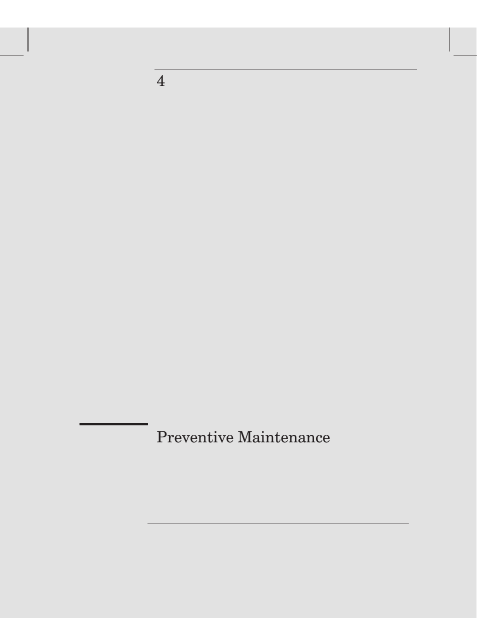 Chapter 4 preventive maintenance, 4preventive maintenance | HP 750 User Manual | Page 37 / 288