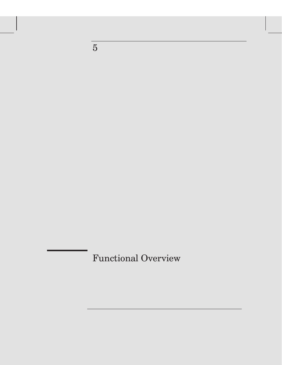 Chapter 5 functional overview, 5functional overview | HP 750 User Manual | Page 43 / 288