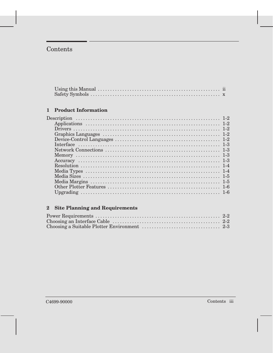 HP 750 User Manual | Page 5 / 288