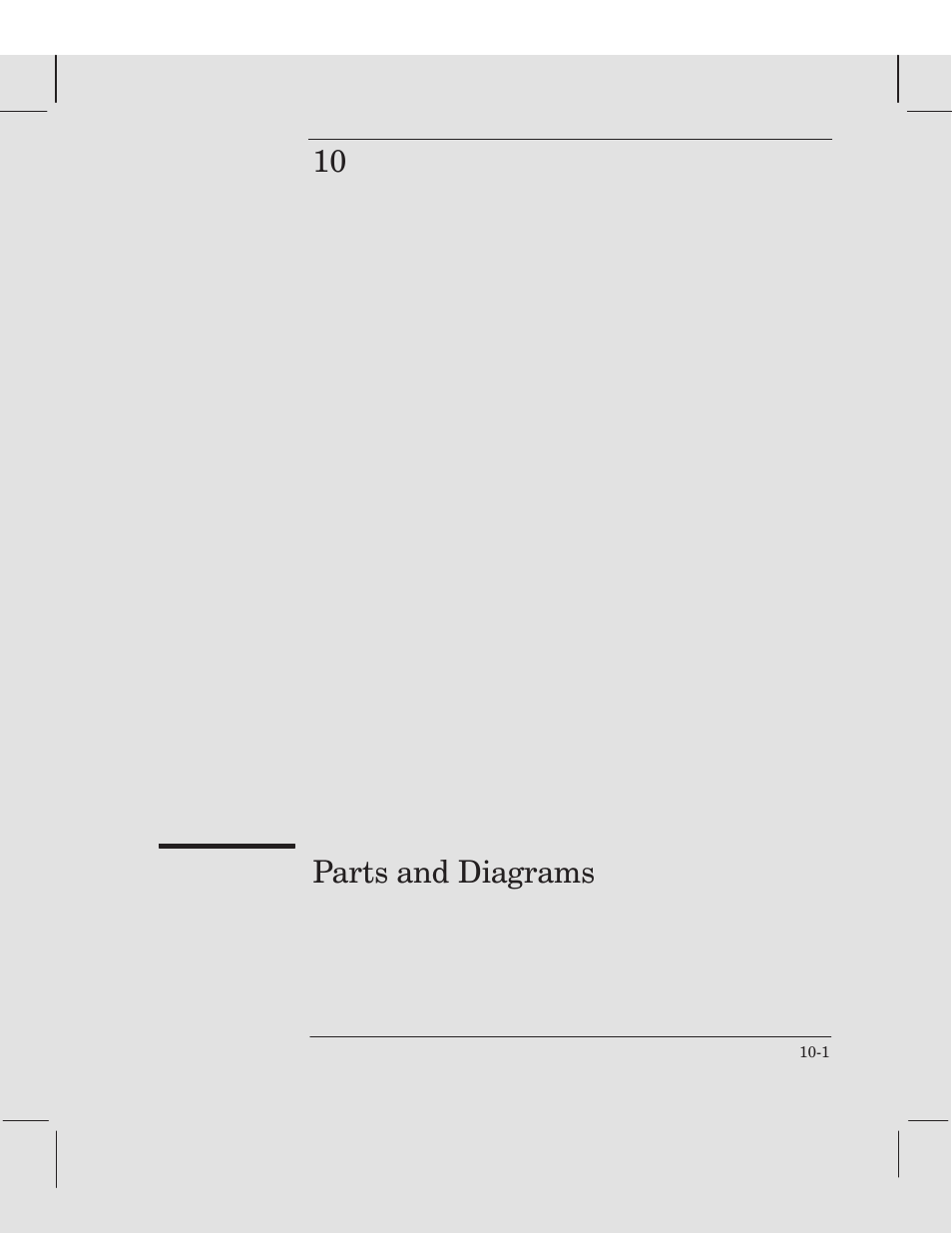 Chapter 10 parts and diagrams, 10 parts and diagrams | HP 250C User Manual | Page 203 / 268