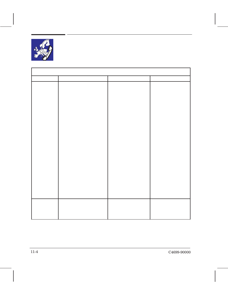 Hewlett-packard support services in europe | HP 250C User Manual | Page 236 / 268