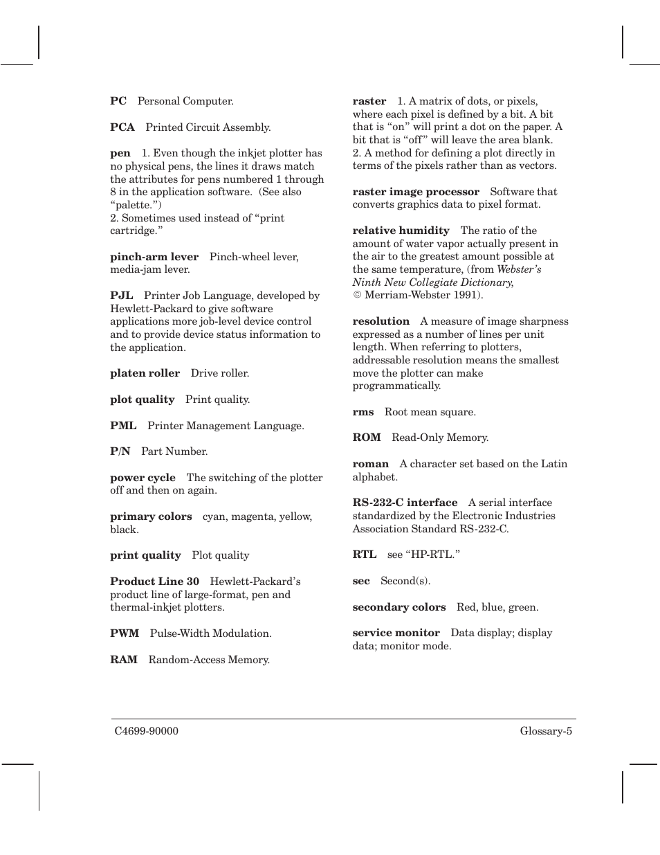 HP 250C User Manual | Page 247 / 268