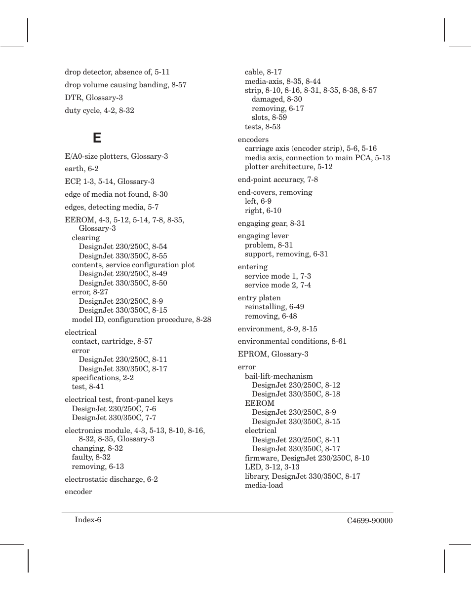 HP 250C User Manual | Page 254 / 268