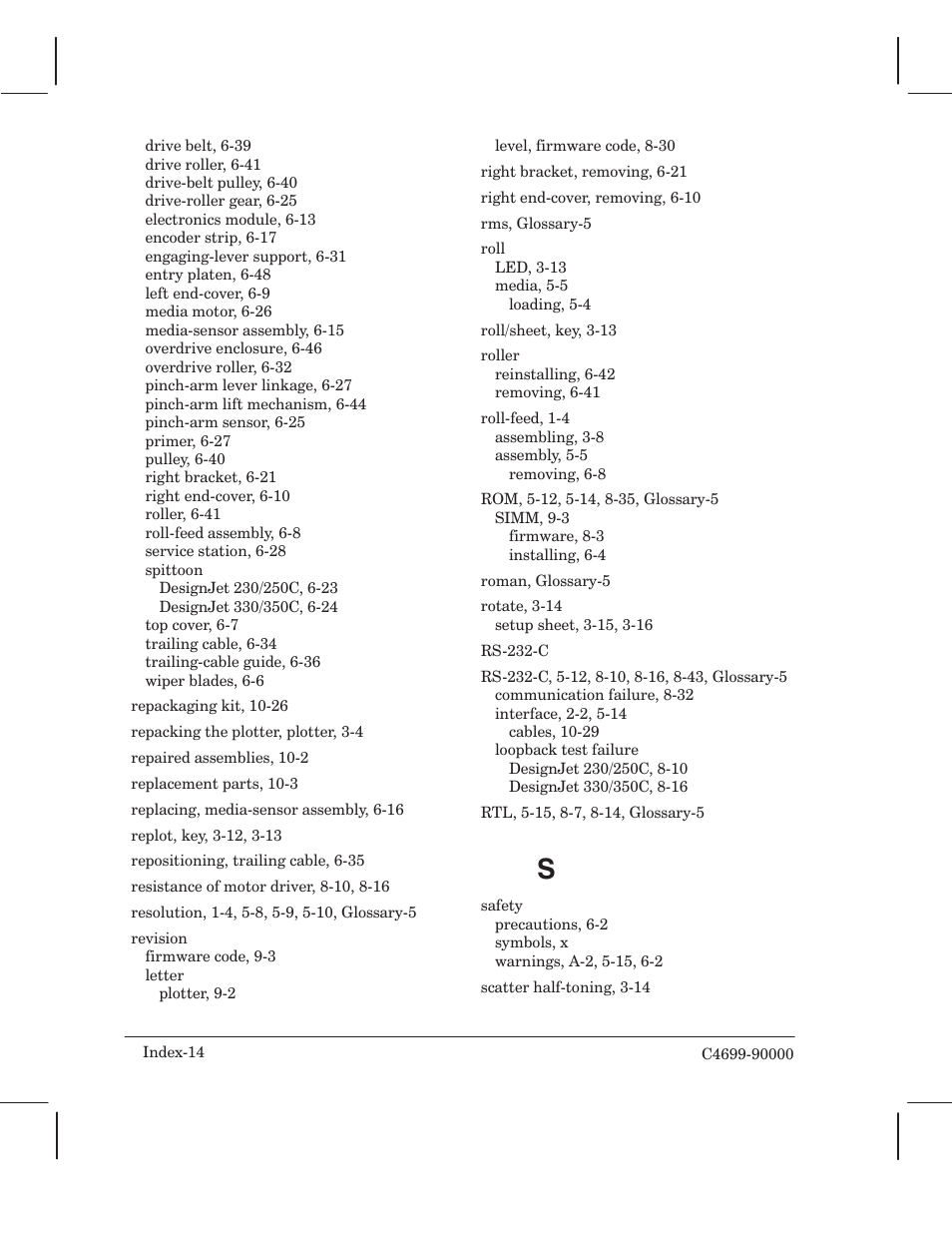 HP 250C User Manual | Page 262 / 268