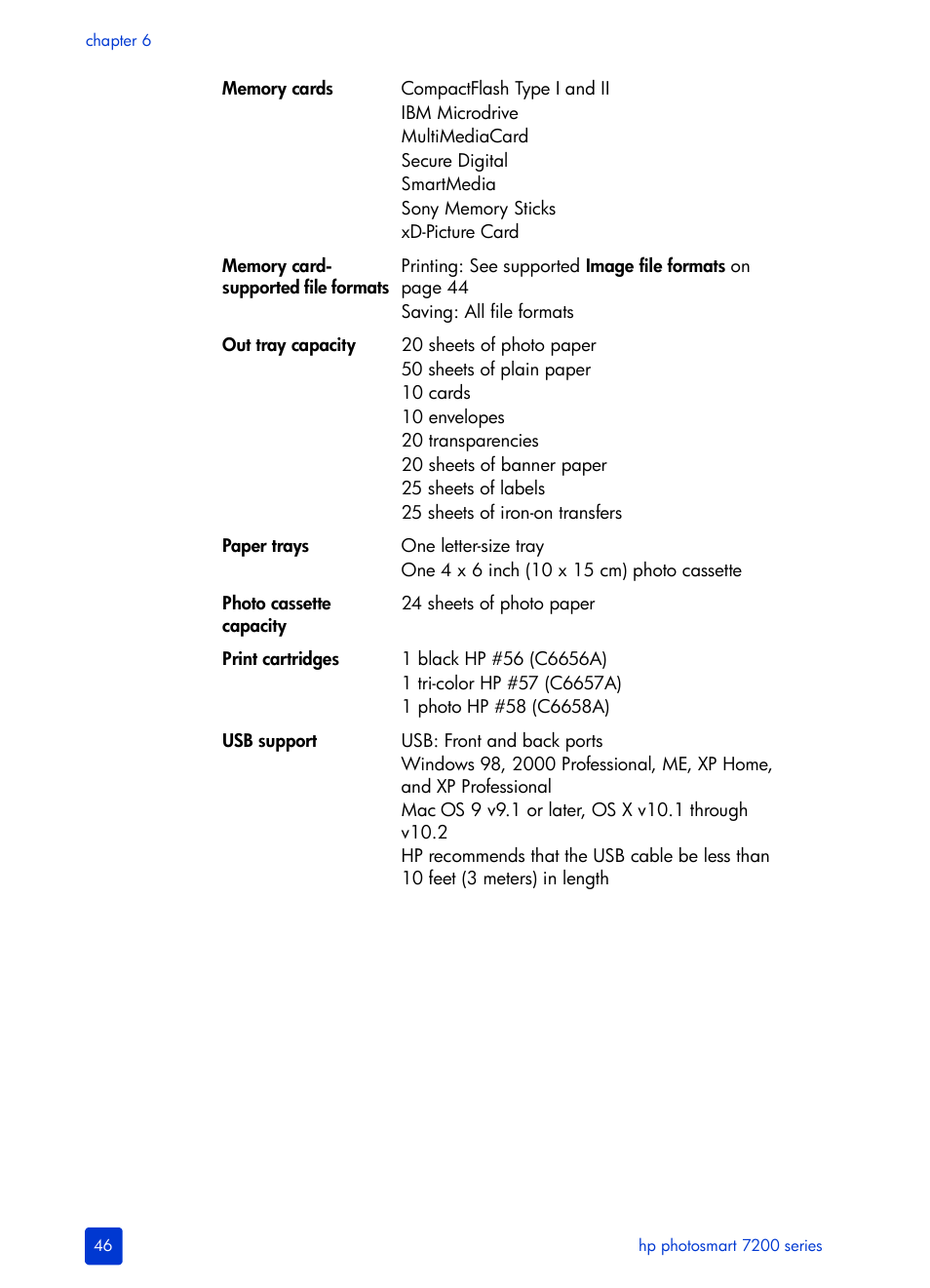 HP Photosmart 7200 Series User Manual | Page 50 / 64