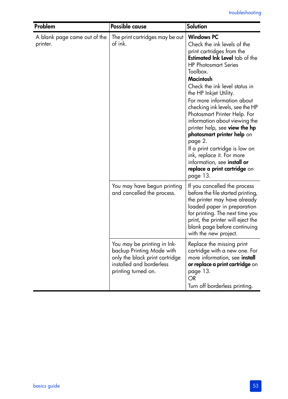 HP Photosmart 7200 Series User Manual | Page 57 / 64