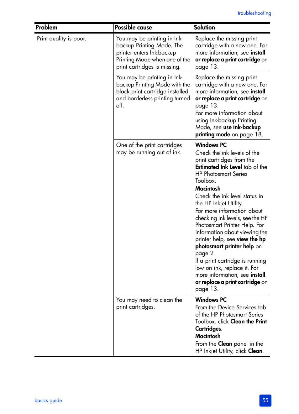 HP Photosmart 7200 Series User Manual | Page 59 / 64