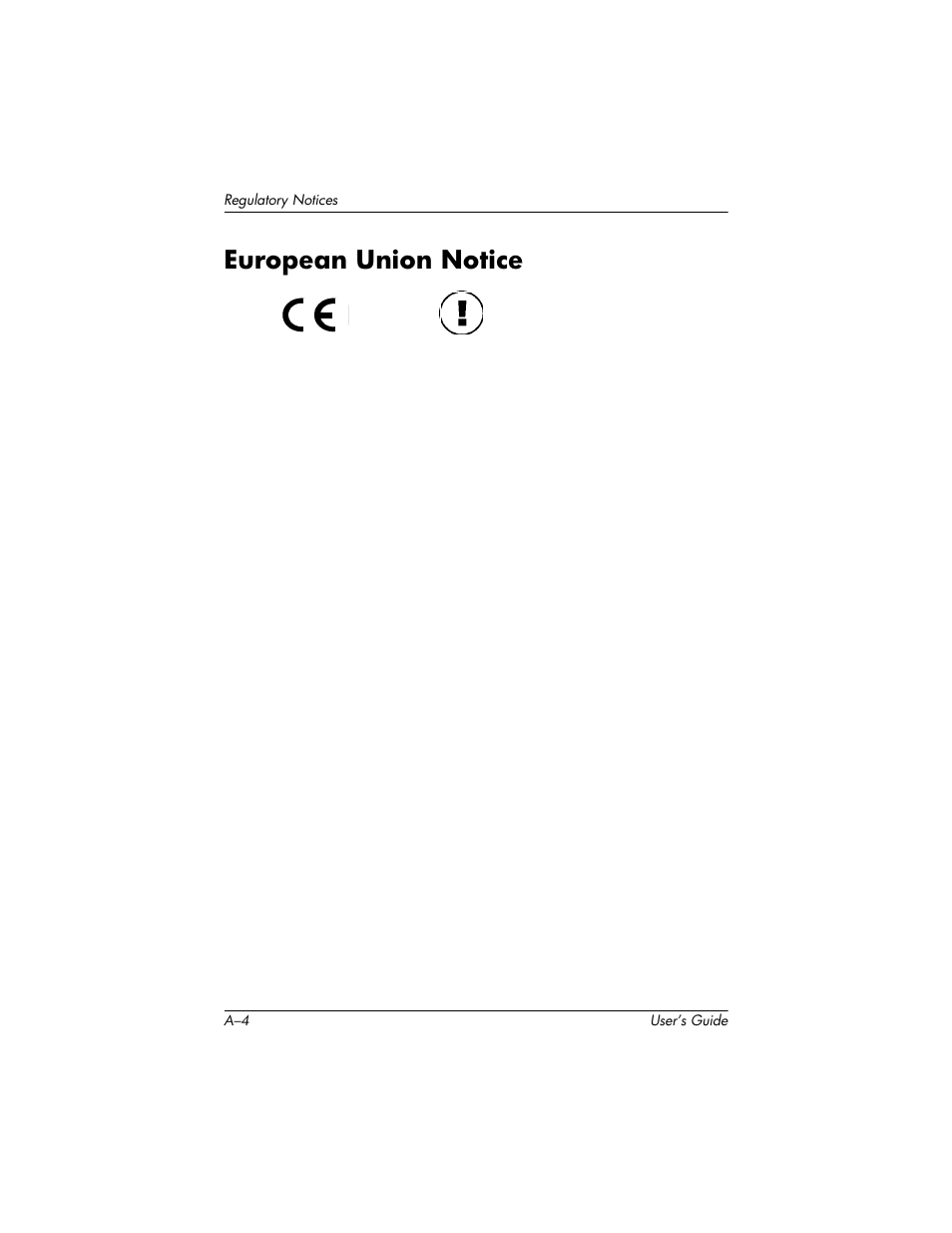 European union notice | HP H1930 User Manual | Page 116 / 127