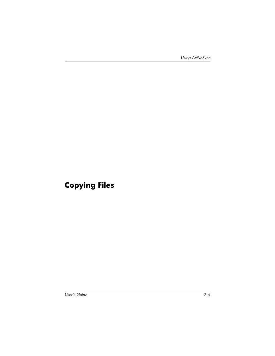 Copying files, Copying files –5 | HP H1930 User Manual | Page 25 / 127