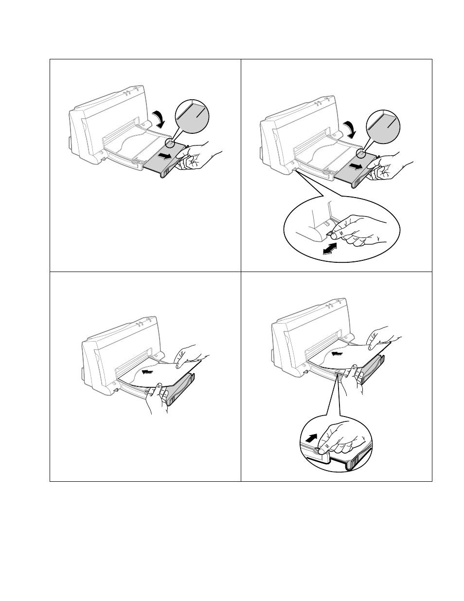 Normal printing from the paper tray | HP 400 User Manual | Page 48 / 125