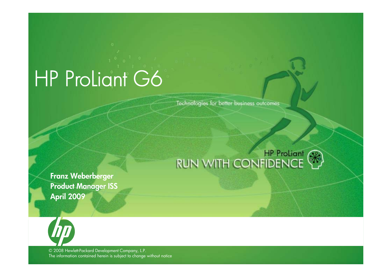 HP ProLiant G6 User Manual | 58 pages