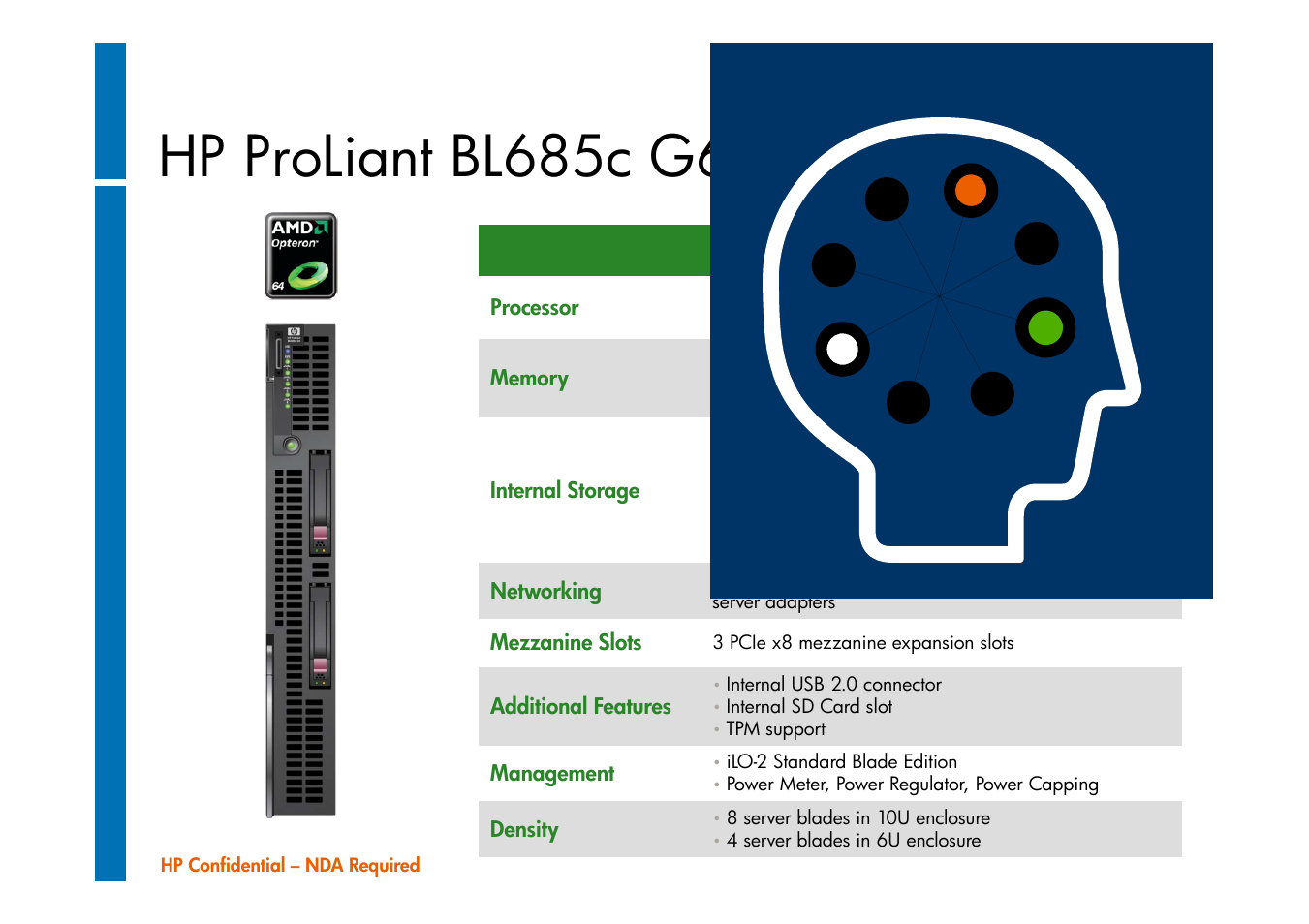 Hp proliant bl685c g6, Bl685c g6 | HP ProLiant G6 User Manual | Page 55 / 58