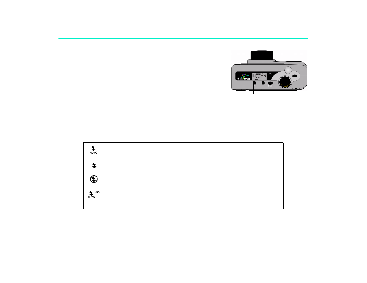 Changing the flash setting | HP C500 User Manual | Page 14 / 37